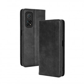 Vintage Book Case Xiaomi Mi 10T Pro 5G Hoesje - Zwart