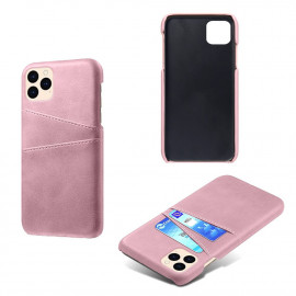 Coverup Kartenfach Back Cover - iPhone 12 / 12 Pro Hülle - Roségold