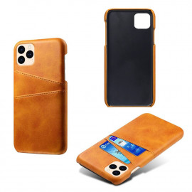 Coverup Kartenfach Back Cover - iPhone 12 / 12 Pro Hülle - Braun