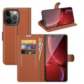 Coverup Klapphülle - iPhone 13 Pro Hülle - Braun