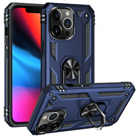 Coverup Ring Ständer Back Cover - iPhone 13 Pro Hülle - Blau