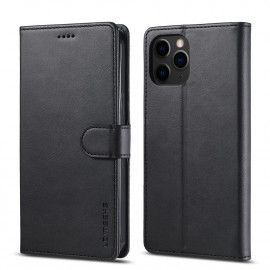 LC.IMEEKE Luxus Klapphülle - iPhone 13 Pro Hülle - Schwarz