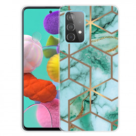 Coverup Marmor TPU Back Cover - Samsung Galaxy A53 Hülle - Grün