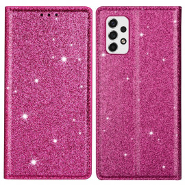 Coverup Glitzer Klapphülle - Samsung Galaxy A53 Hülle - Rosa