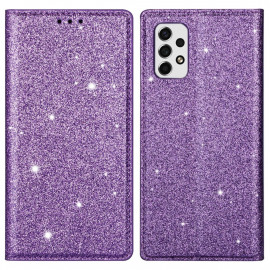 Coverup Glitzer Klapphülle - Samsung Galaxy A53 Hülle - Violett