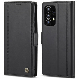 LC.IMEEKE Classic Klapphülle - Samsung Galaxy A53 Hülle - Schwarz