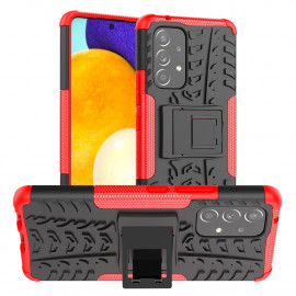 Coverup Panzer Back Cover mit Ständer - Samsung Galaxy A53 Hülle - Rot