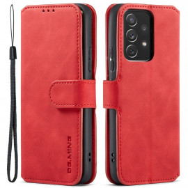DG.MING Luxus Klapphülle - Samsung Galaxy A53 Hülle - Rot