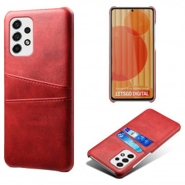 Coverup Kartenfach Back Cover - Samsung Galaxy A53 Hülle - Rot
