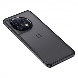 Coverup Mattes transparentes Back Cover - OnePlus 11 Hülle - Schwarz