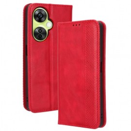 Coverup Vintage Style Klapphülle - OnePlus Nord CE 3 Lite 5G Hülle - Rot