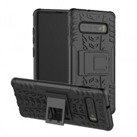 Coverup Panzer Back Cover mit Ständer - Samsung Galaxy S10 Hülle - Schwarz
