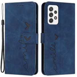 Coverup Smile Klapphülle - Samsung Galaxy A53 Hülle - Blau