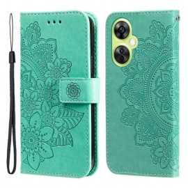 Coverup Mandala Blumen Klapphülle - OnePlus Nord CE 3 Lite 5G Hülle - Grün