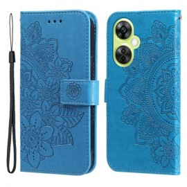 Coverup Mandala Blumen Klapphülle - OnePlus Nord CE 3 Lite 5G Hülle - Blau