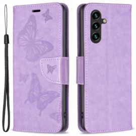 Coverup Schmetterlinge Klapphülle - Samsung Galaxy A15 Hülle - Lila