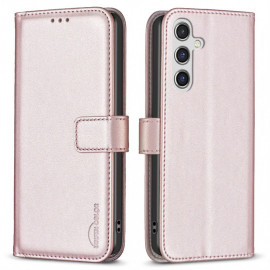 BINFEN Klapphülle - Samsung Galaxy A15 Hülle - Roségold