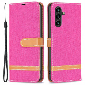 Coverup Denim Klapphülle - Samsung Galaxy A15 Hülle - Rosa