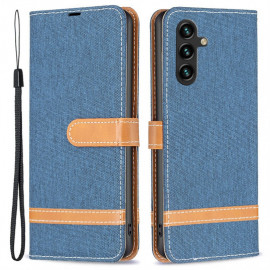 Coverup Denim Klapphülle - Samsung Galaxy A15 Hülle - Blau