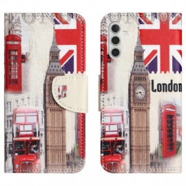 Coverup Klapphülle - Samsung Galaxy A15 Hülle - London
