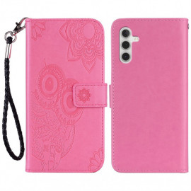 Coverup Eulen Klapphülle - Samsung Galaxy A15 Hülle - Rosa