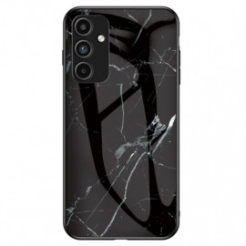 Coverup Marmor Hartglas Back Cover - Samsung Galaxy A15 Hülle - Schwarz