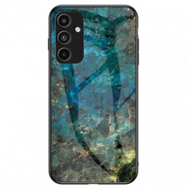 Coverup Marmor Hartglas Back Cover - Samsung Galaxy A15 Hülle - Emerald Green