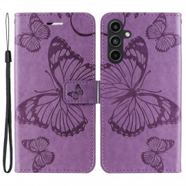 Coverup Schmetterlinge Klapphülle - Samsung Galaxy A15 Hülle - Lila