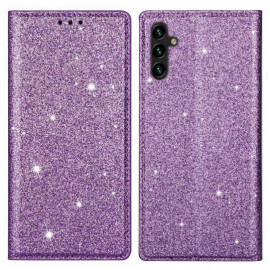 Coverup Glitzer Klapphülle - Samsung Galaxy A15 Hülle - Violett