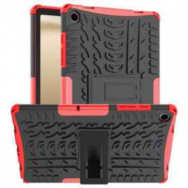 Panzer Back Cover mit Ständer - Samsung Galaxy Tab A9 Plus Hülle - Rot
