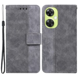 Coverup Geometric Klapphülle - OnePlus Nord CE 3 Lite 5G Hülle - Grau