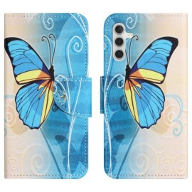 Coverup Klapphülle - Samsung Galaxy A35 Hülle - Blauer Schmetterling