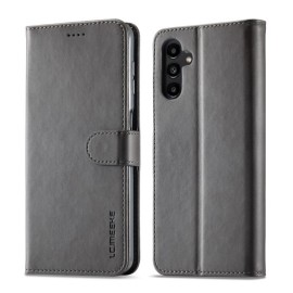 LC.IMEEKE Luxus Klapphülle - Samsung Galaxy A35 Hülle - Grau