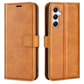Coverup Deluxe Klapphülle - Samsung Galaxy A35 Hülle - Braun
