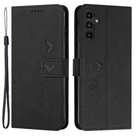 Coverup Smile Klapphülle - Samsung Galaxy A35 Hülle - Schwarz