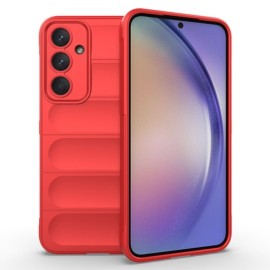 Coverup Hands-On Rugged Back Cover - Samsung Galaxy A35 Hülle - Rot