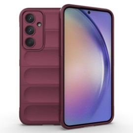 Coverup Hands-On Rugged Back Cover - Samsung Galaxy A35 Hülle - Bordeaux