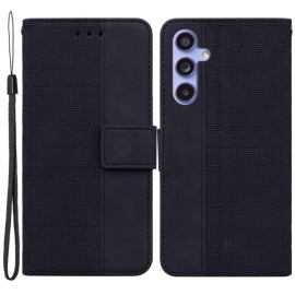 Coverup Geometric Klapphülle - Samsung Galaxy A35 Hülle - Schwarz