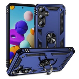 Coverup Ring Ständer Back Cover - Samsung Galaxy A35 Hülle - Blau