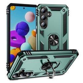 Coverup Ring Ständer Back Cover - Samsung Galaxy A35 Hülle - Grün