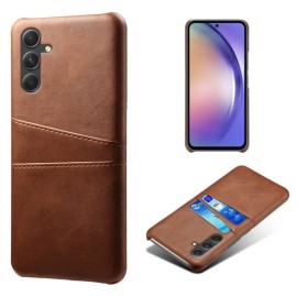 Coverup Kartenfach Back Cover - Samsung Galaxy A35 Hülle - Braun