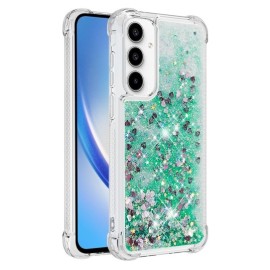 Coverup Liquid Glitzer Back Cover - Samsung Galaxy A35 Hülle - Grün