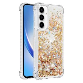 Coverup Liquid Glitzer Back Cover - Samsung Galaxy A35 Hülle - Gold