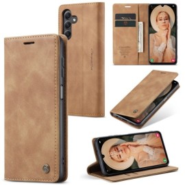 CaseMe 013 Klapphülle - Samsung Galaxy A15 Hülle - Braun