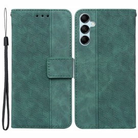 Coverup Geometric Klapphülle - Samsung Galaxy A15 Hülle - Grün