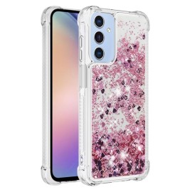 Coverup Liquid Glitzer Back Cover - Samsung Galaxy A15 Hülle - Roségold