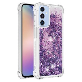 Coverup Liquid Glitzer Back Cover - Samsung Galaxy A15 Hülle - Violett