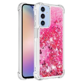 Coverup Liquid Glitzer Back Cover - Samsung Galaxy A15 Hülle - Rosa
