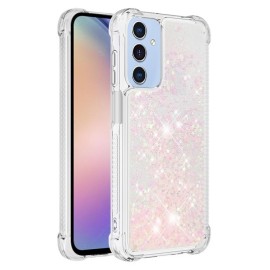 Coverup Liquid Glitzer Back Cover - Samsung Galaxy A15 Hülle - Pink