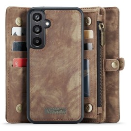 CaseMe 008 2-in-1 Klapphülle & Back Cover mit Brieftasche - Samsung Galaxy A15 Hülle - Braun